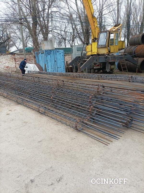 Фото Каркасы арматурные  буронабивных свай.
