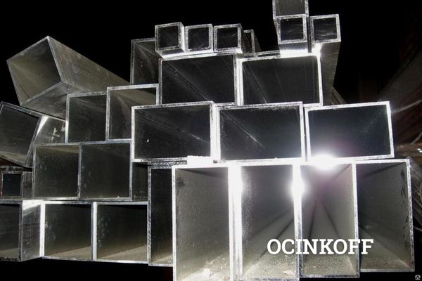 Фото Труба профильная алюминиевая прямоугольная и квадратная