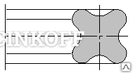 Фото Кольцо X-образное резиновое