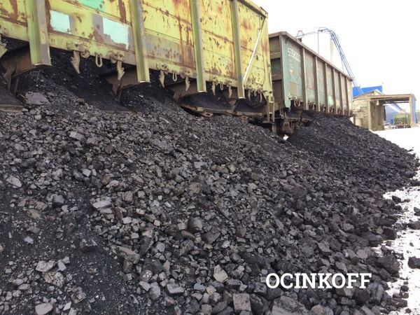 Фото Каменный уголь марки ДР вагонными нормами (FCA)