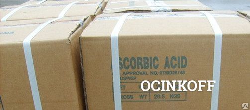 Фото Аскорбиновая кислота (Acidum ascorbinicum) мешки по 25 кг, Китай