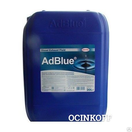 Фото AdBlue Sintec - Жидкость для системы SCR диз. двиг. в 10-л кан.\nв