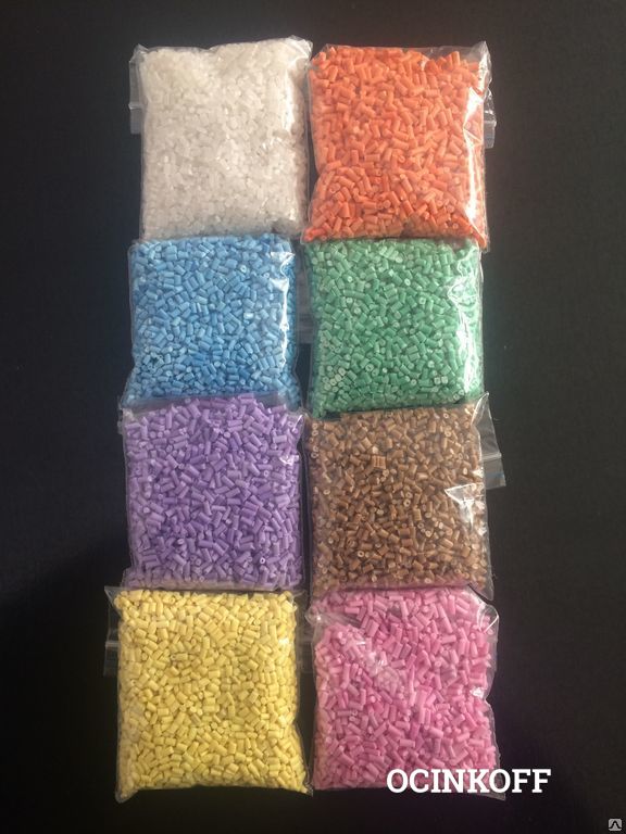 Фото Качественная вторичная гранула пп различной цветовой гаммы