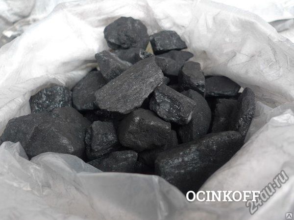 Фото Уголь для отопления в мешках ДПК, антроцит
