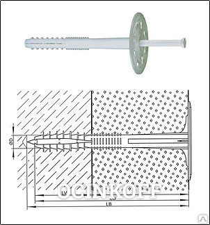Фото Дюбели ИЗО для теплоизоляции