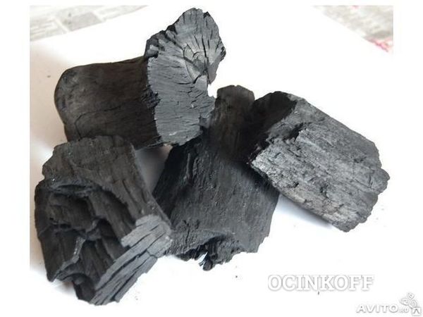 Фото Уголь древесный 10л (1,3-1,7кг)