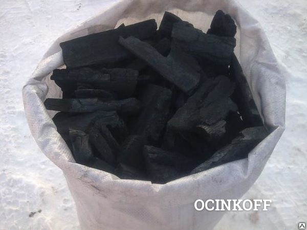 Фото Древесный уголь, от производителя. В мешках, "премиум".
