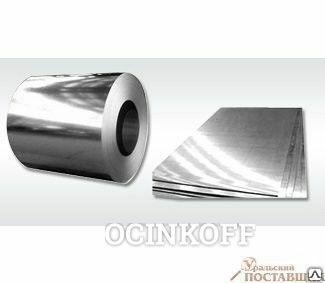 Фото Лист оцинкованный 0.6мм ГОСТ: 14918-80 в листах- в рулонах