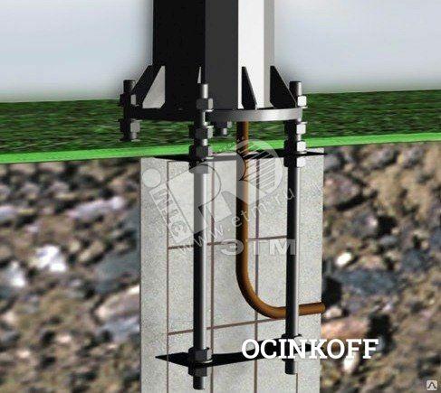 Фото Анкерный закладной элемент фундамента для мачты МГФ-35 ТАНС.33.005.000