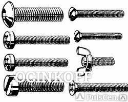 Фото Винт М4 самонарезающий, потайная головка, ГОСТ