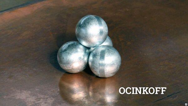 Фото Анод цинковый сферический ЛПД диаметр 50 мм, марка ЦОА