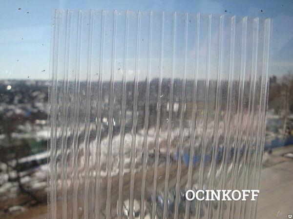 Фото Сотовый поликарбонат 4мм прозрачный от 3 метров