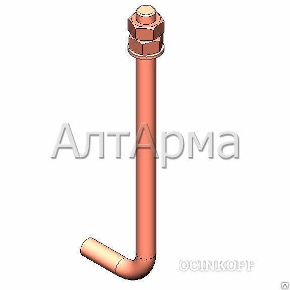 Фото Болт фундаментный 1.1 М36х1400 ГОСТ 24379.1-80