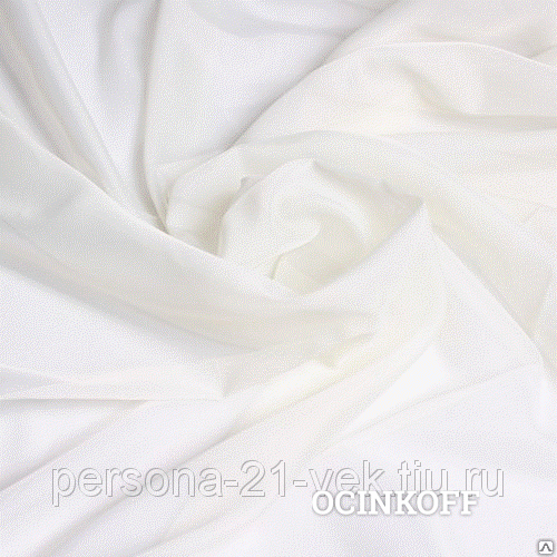 Фото Ткань Вуаль однотонная white/300 V белый, ширина 300 см