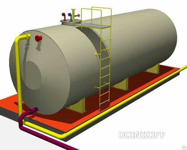 Фото Резервуар горизонтальный стальной РГС-70 М3