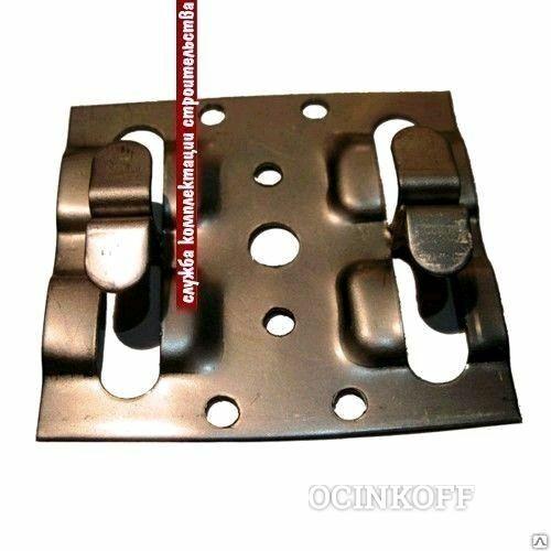 Фото Крепежный кляммер промежуточный ККП-70 нержавеющая сталь 430 1.2 мм