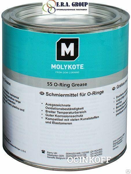 Фото Смазка Molykote 55 O-Ring EC (банка, 1 кг)