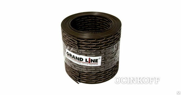 Фото Лента вентиляционная ПВХ GRAND LINE коричневая 100х5000