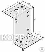 Фото 50*80*50*65*2мм уголок крепежный Z-образный, цинк