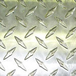 фото Лист алюминиевый рифлёный 1200х600х1,5 мм Бриллиант