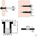 фото М 6*16.0 (12.7/20,0*1.3) заклепка-гайка резиновая EPDM (RUBBER-NAT)