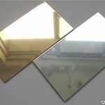 фото Полистирол Gebau HIPS золото зеркальный 1мм 2,0*1,0 м