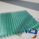 фото Сотовый поликарбонат Novattro, 2,10х6м, s=8мм зеленый