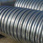 фото Гофрированные спиральновитые металлические трубы диаметр 2800,2,5мм