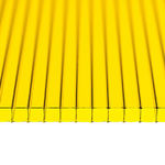 фото Сотовый поликарбонат 6мм (2,1х6м) желтый Novattro