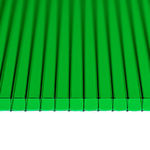 фото Сотовый поликарбонат &quot;Сибирские теплицы&quot; Зелёный 4мм, плотность 0,6 кг.м2.