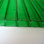 фото Сотовый поликарбонат 4 мм зеленый усиленный &quot;Сибирские теплицы&quot;