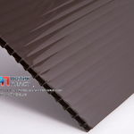 фото Сотовый поликарбонат 4мм (сибирские теплицы) шоколад 2,1х12м
