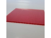 фото Сотовый поликарбонат толщина 16мм/дл 6м Красный
