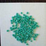 фото Вторичная гранула полипропилена зеленая