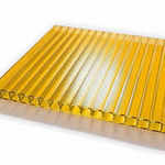 фото Поликарбонат Skyglass 8 мм желтый, лист 2,1*6м