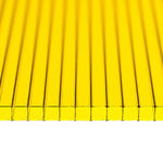 фото Сотовый поликарбонат 4мм (2,1х6м) желтый Novattro