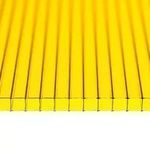 фото Сотовый поликарбонат Желтый 10 мм, плотность  1,2-1,7.
