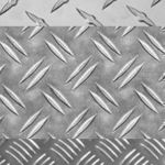 фото Лист 10 мм рифленый алюминиевый