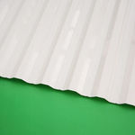 фото Монолитный профилированный поликарбонат. Белый матовый 1,3 мм