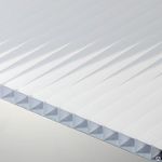 фото Сотовый поликарбонат 8 мм белый Novattro 2,1x12 м (25,2 кв,м), лист