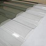 фото Поликарбонат сотовый профилированный лист С-8 дымчатый 0,9мм