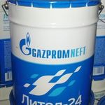 фото Смазка Литол 24 Газпром 18 кг.