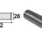 фото Ф28мм заглушка-ручка для круглой трубы пластиковая