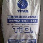 фото Диоксид титана пигментный TiOx-220 в мешках 25 кг
