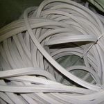 фото Вакуумный шнур прямоугольник 6х30 мм, белая резина р/с 51-2062