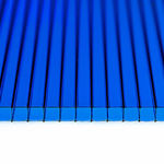 фото Поликарбонат сотовый синий 6 мм Н