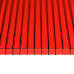 фото Поликарбонат сотовый красный 8 мм Н