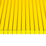 фото Поликарбонат сотовый желтый 8 мм