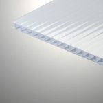 фото Сотовый поликарбонат 8 мм молочный Novattro 2,1x6 м (12,6 кв,м), лист