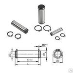 фото Ф 8*30мм штифт цилиндрический закаленный ( с ст.кольцом) DIN 1433
